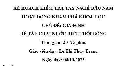 CHAI NƯỚC BIẾT THỔI BÓNG